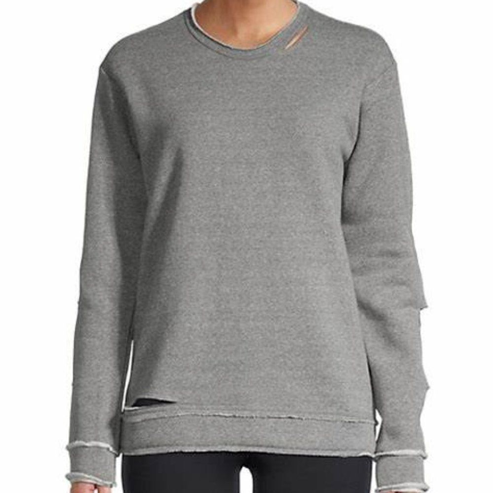 NWT Alala Gray Cypher Slash Sweatshirt Top